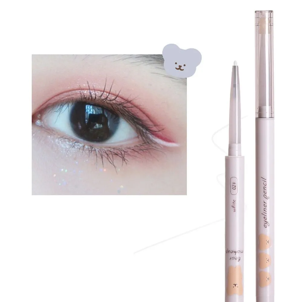 1 Pack Waterproof Cartoon Eyeliner Automatic Rotating Anti-Sweat Eyeliner Gel Anti-Sweat Eyeliner Professional Long Lasting