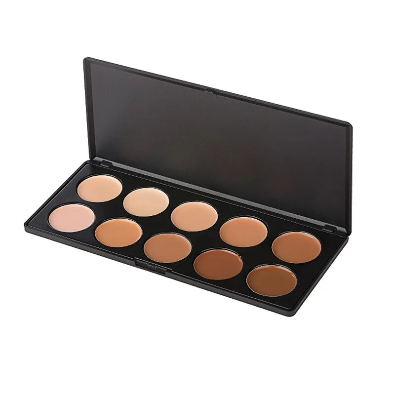 10 Color Makeup Concealer Palette Camouflage Matte Facial Primer Makeup Cosmetic Foundation Base Make Up