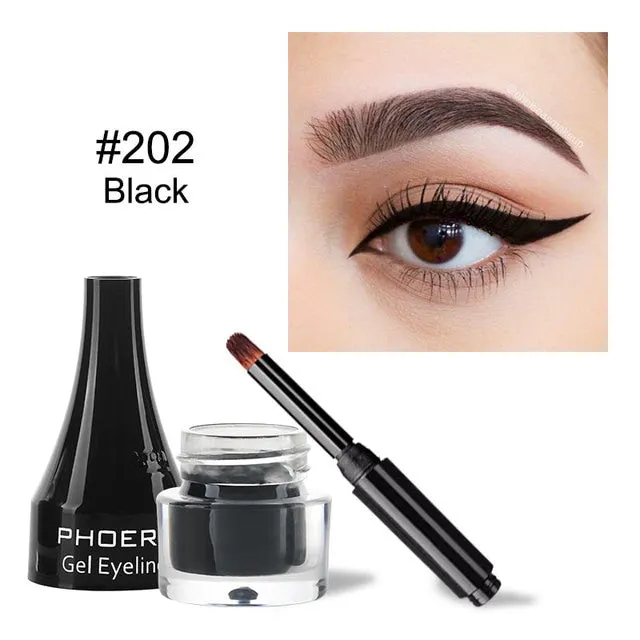 10 Colors Eyeliner Gel Quick Dry Long Lasting Eyes Makeup Waterproof Anti-sweat Eye Liner Cream With Brush Cosmetics TSLM1