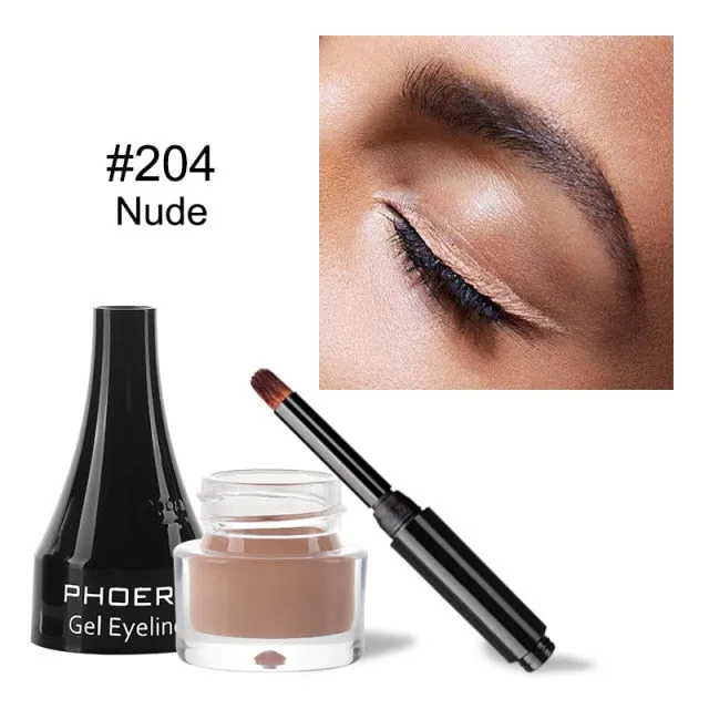 10 Colors Eyeliner Gel Quick Dry Long Lasting Eyes Makeup Waterproof Anti-sweat Eye Liner Cream With Brush Cosmetics TSLM1