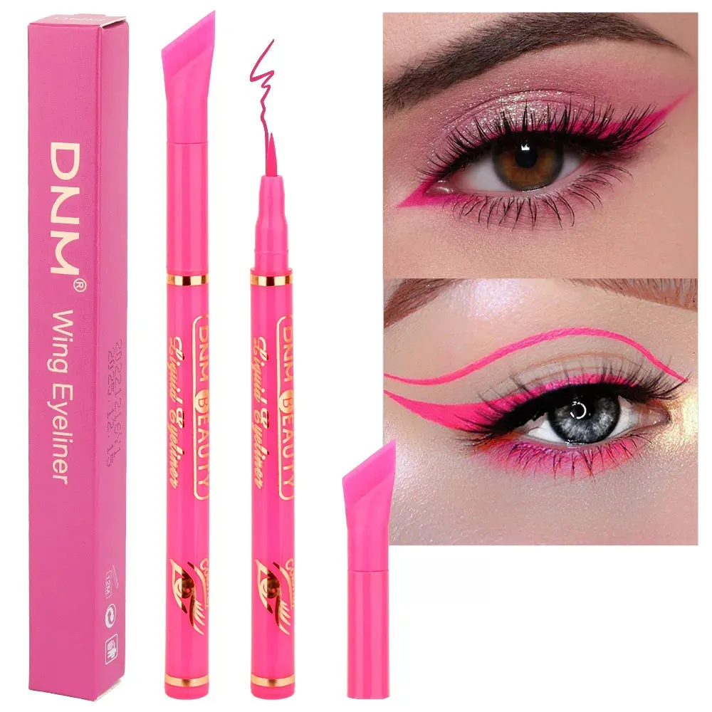 12 Colors Matte Liquid Eyeliner Pen – Black, Purple & More, Waterproof, Quick-Drying, Smooth Ultra-Thin Wing Eye Liner
