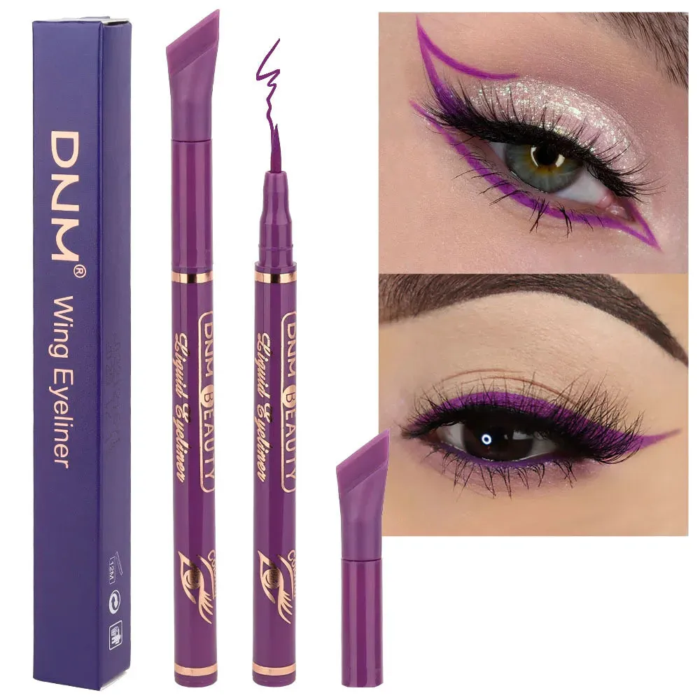 12 Colors Matte Liquid Eyeliner Pen – Black, Purple & More, Waterproof, Quick-Drying, Smooth Ultra-Thin Wing Eye Liner