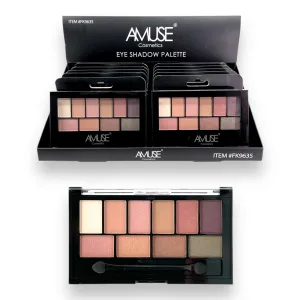 12 pc Amuse Eyeshadow Palette Neutral Tones