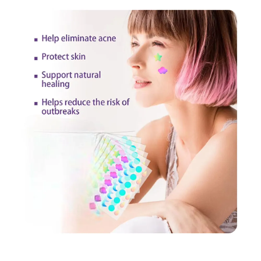 180-Piece Colorful Acne Pimple Concealer Patches