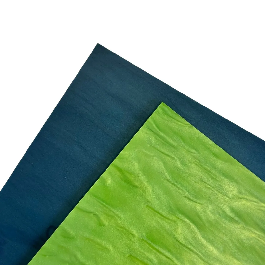 1/8" Lime Pearlescent Shimmer Cast Acrylic Sheets