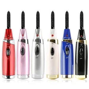 1Pcs Mini Electric Heated Eyelash Curler Long Lasting Lash Lifting