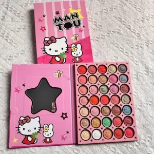 35color Pearlescent Matte Eye Shadow Palette Stage Cos Performance Multi-purpose with Makeup Mirror