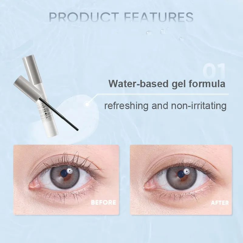 3D Curling Eyelash Iron Mascara - 6°Curling Design #Brown
