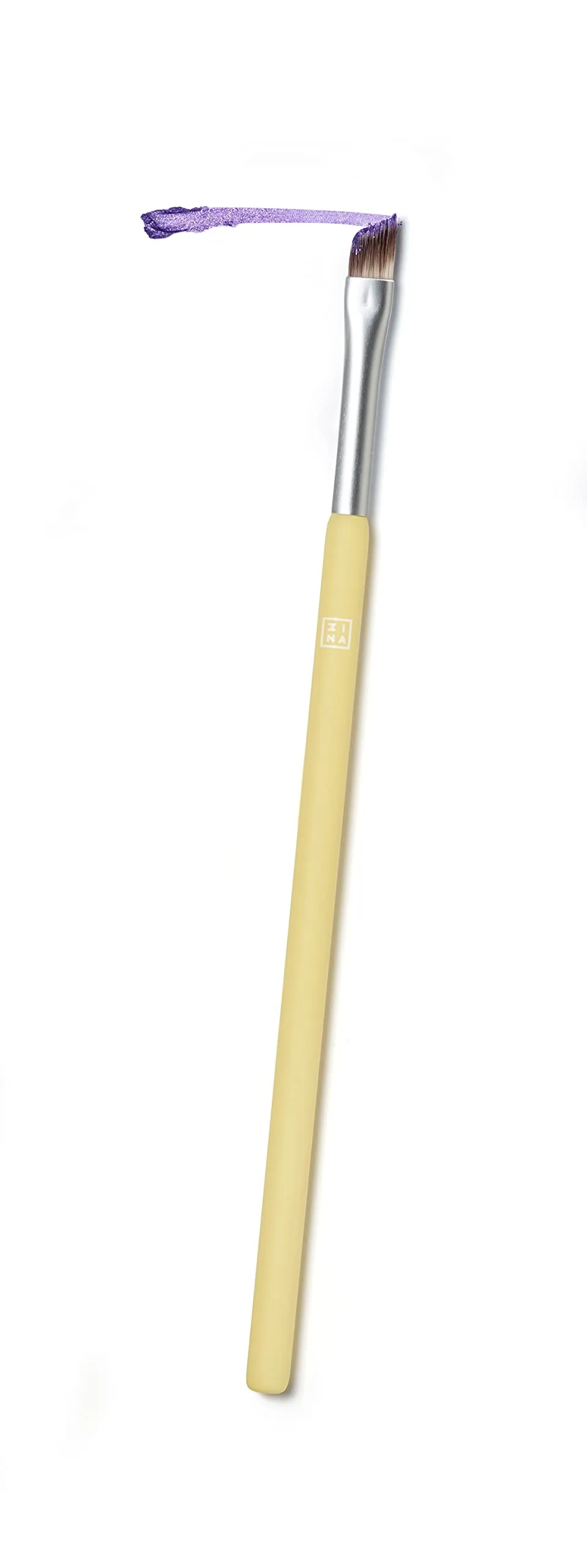 3ina Makeup Vegan, Cruelty Free, The Angle Liner Brush, Eyeliner Brush, Soft And Synthetic Bristles, Precise Application, Angled Tip