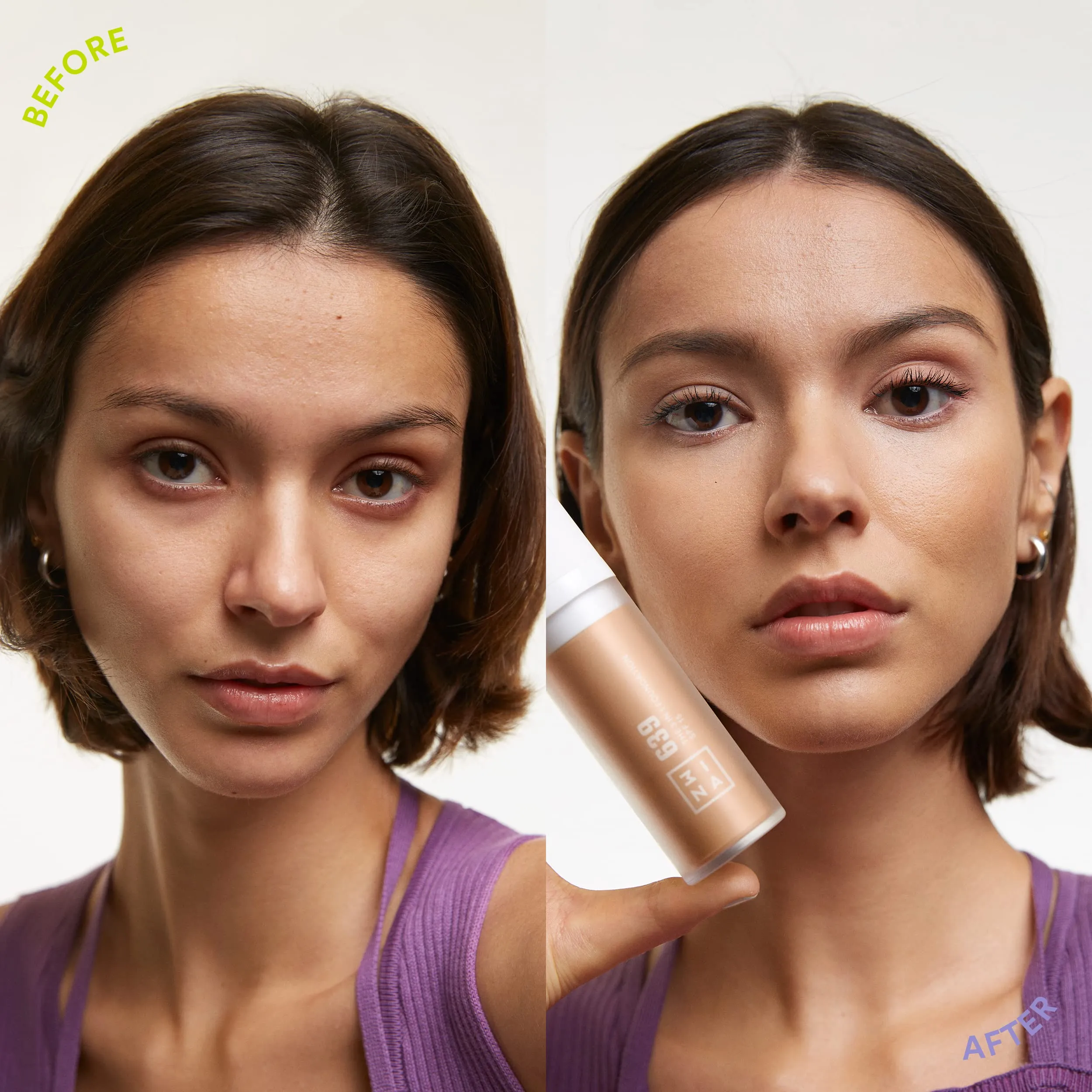 3INA The 3-In-1 Foundation 639 - Vegan Formula - Combination Of Primer, Concealer And Foundation - Medium Coverage - Natural Finish - Perfect For Covering Lines And Blemishes - Long Lasting - 1.01 Oz