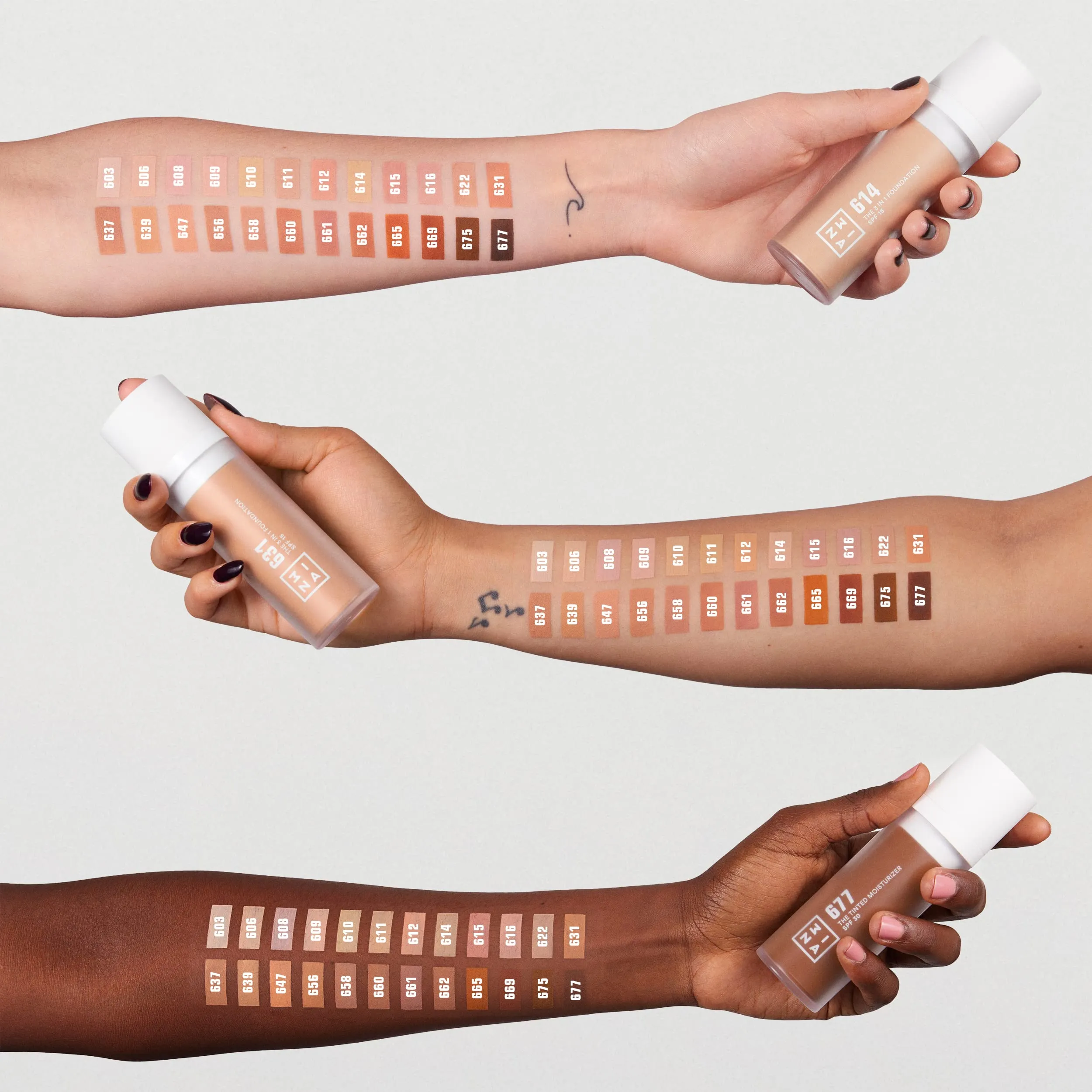 3INA The 3-In-1 Foundation 639 - Vegan Formula - Combination Of Primer, Concealer And Foundation - Medium Coverage - Natural Finish - Perfect For Covering Lines And Blemishes - Long Lasting - 1.01 Oz