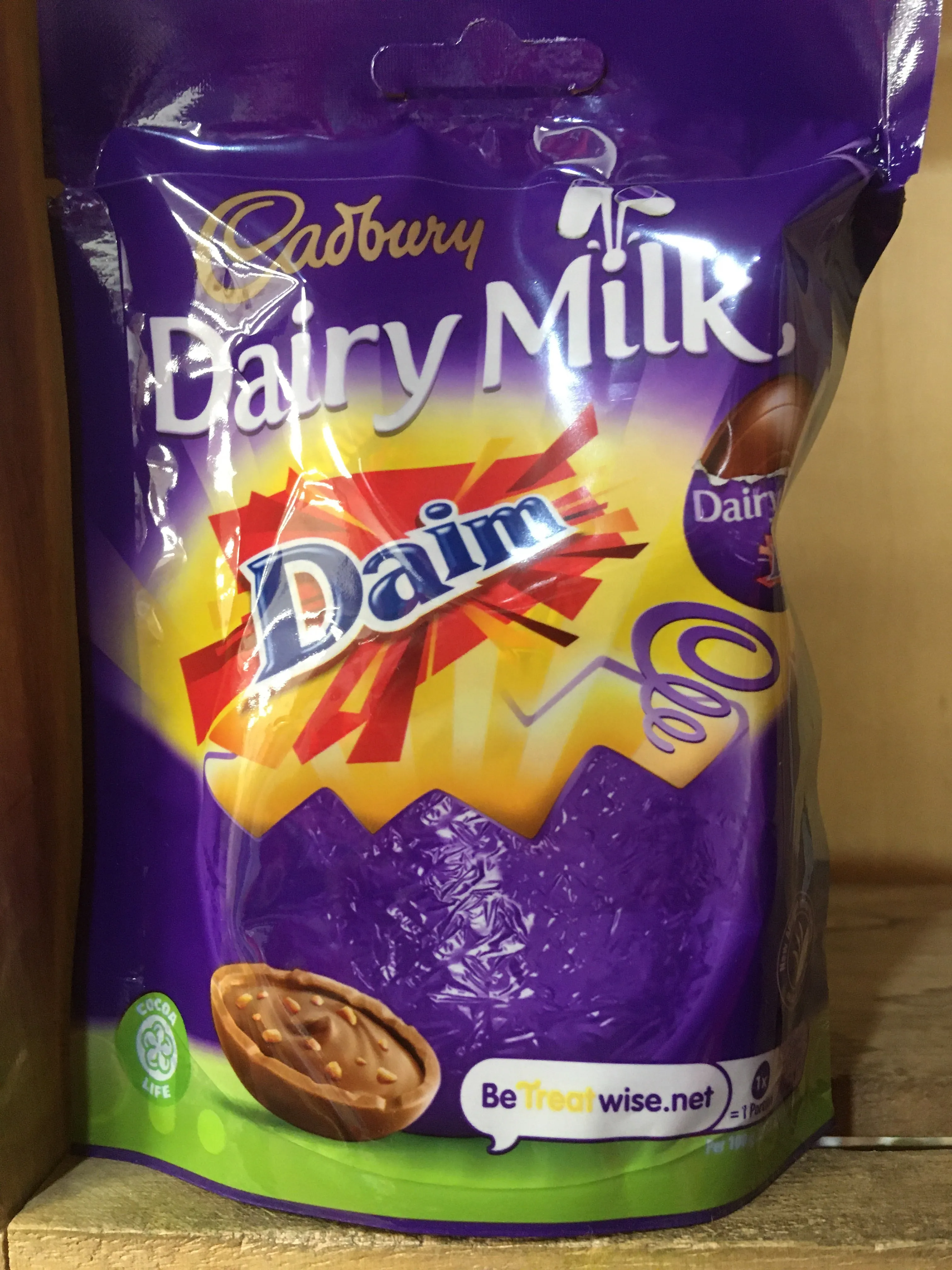 3x Cadbury Dairy Milk Daim Miniature Eggs (3x 86g Bags)
