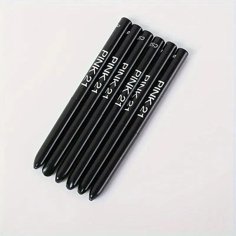 5-Pack: Waterproof and Sweat-Proof Black Eyeliner Pencil