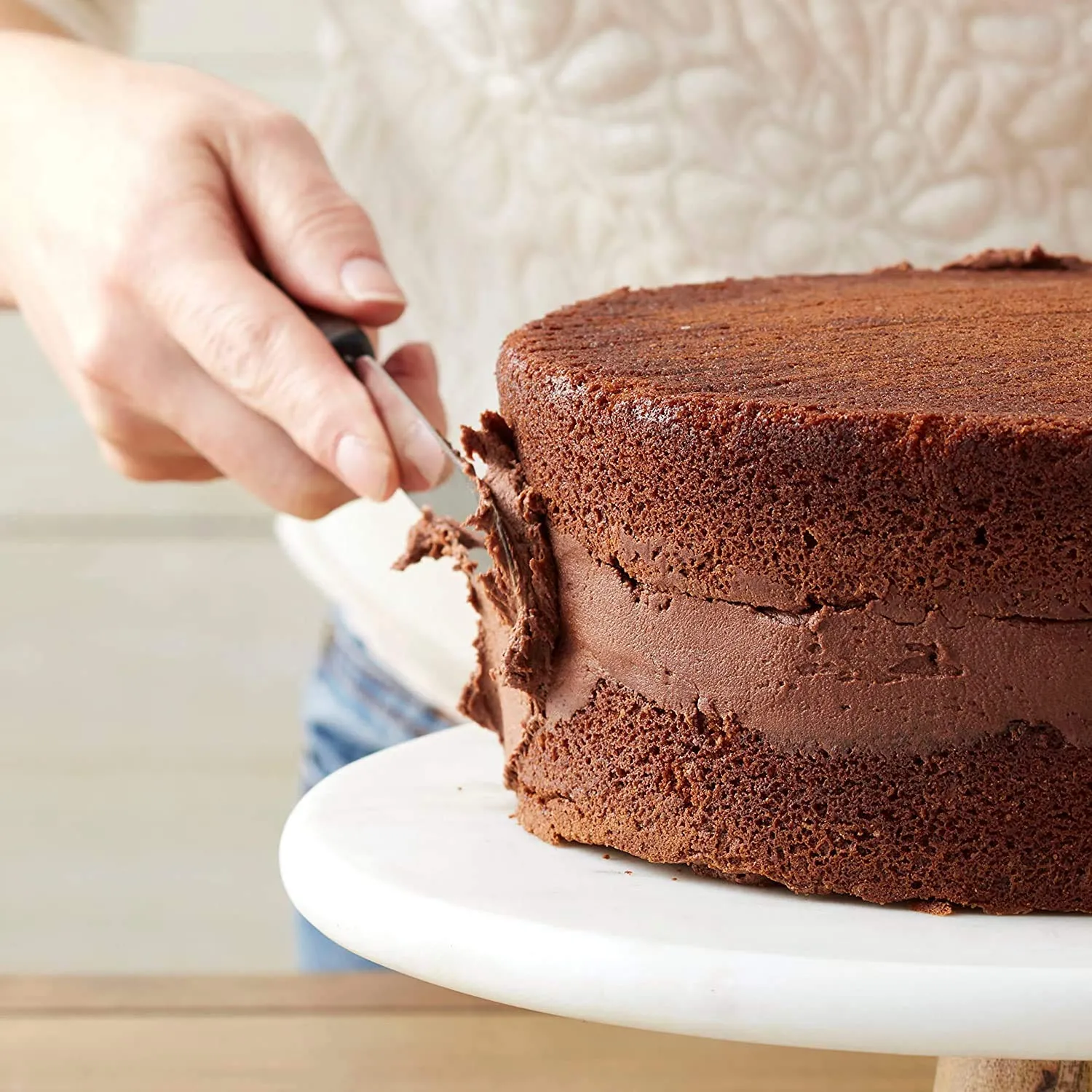 5108 Angular Professional Steel Cake Palette Knife Icing Spatula