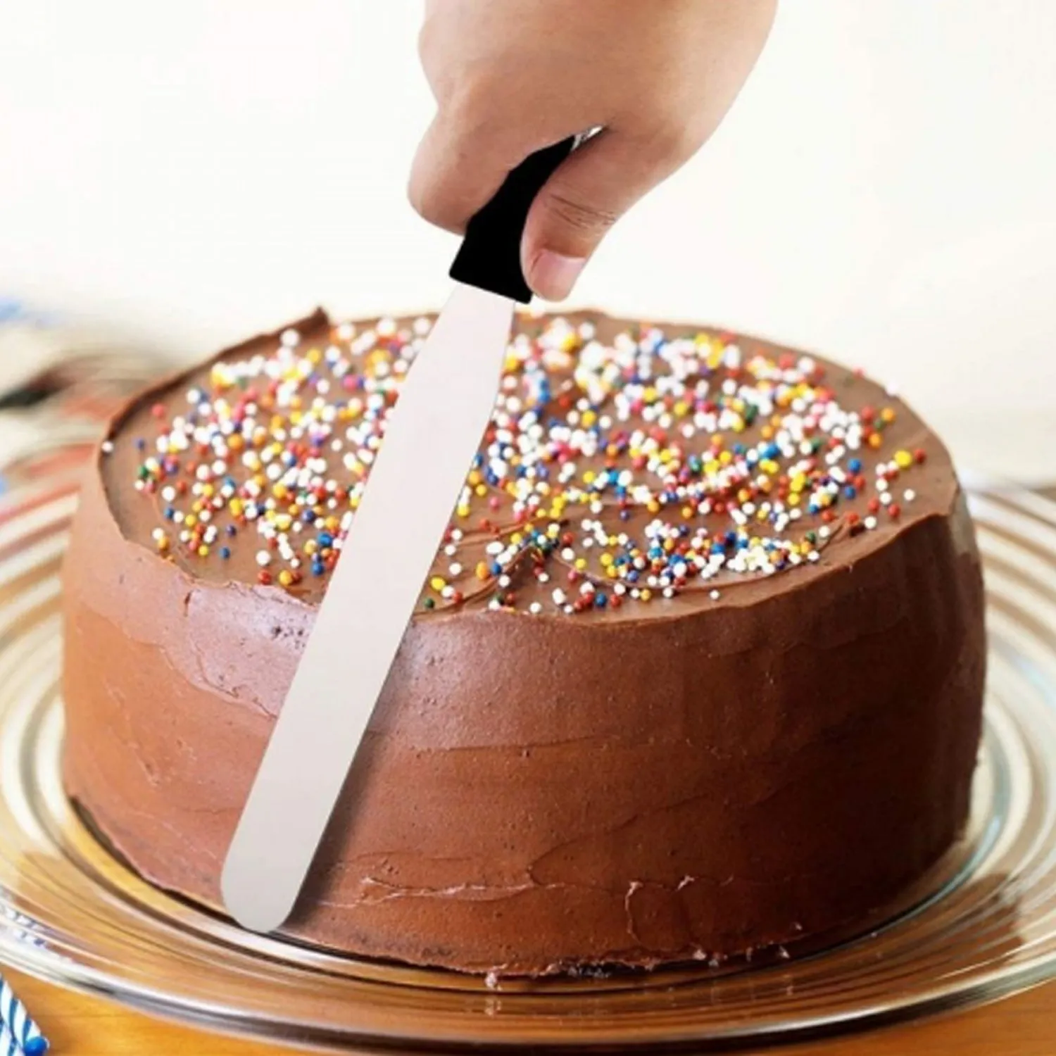 5108 Angular Professional Steel Cake Palette Knife Icing Spatula