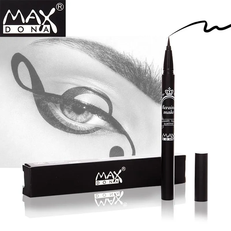 6-in-1 Cat Eyeliner Stencil with Optional Black Liquid Eyeliner – Perfect Winged Liner Made Easy