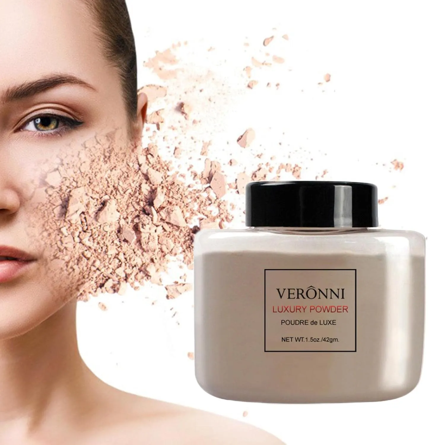 6xLoose Face Powder Semi-Matte Smooth Makeup Oil Control 04