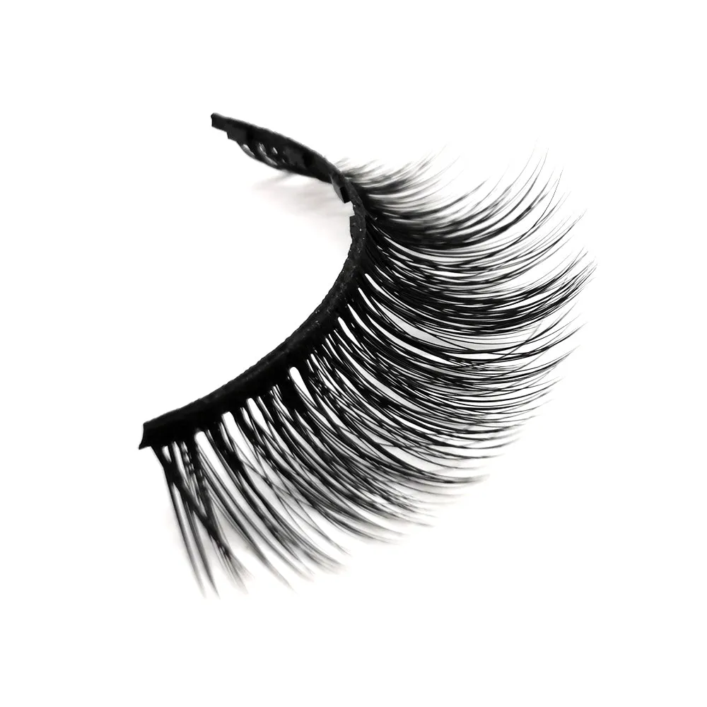 7 Magnets 3 Pairs Magnetic Eyelashes and Eyeliner Kit,1 Pair of Tweezers and Scissors, 4 Cleaning Fluids 03