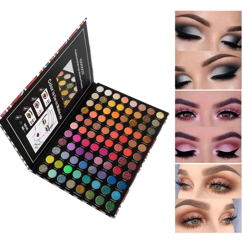 88-Color Eyeshadow Palette: Pearlescent Matte Mix Pack