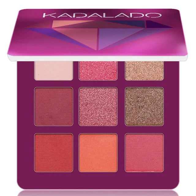 9 Colors Glitter Eyeshadow Makeup Pallete Matte Eye Shadow Palette Shimmer And Shine Diamond Eyeshadow Powder Pigment Cosmetics