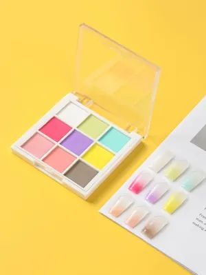 9 Colors Gradient Pure Color Powder For Dust Decoration