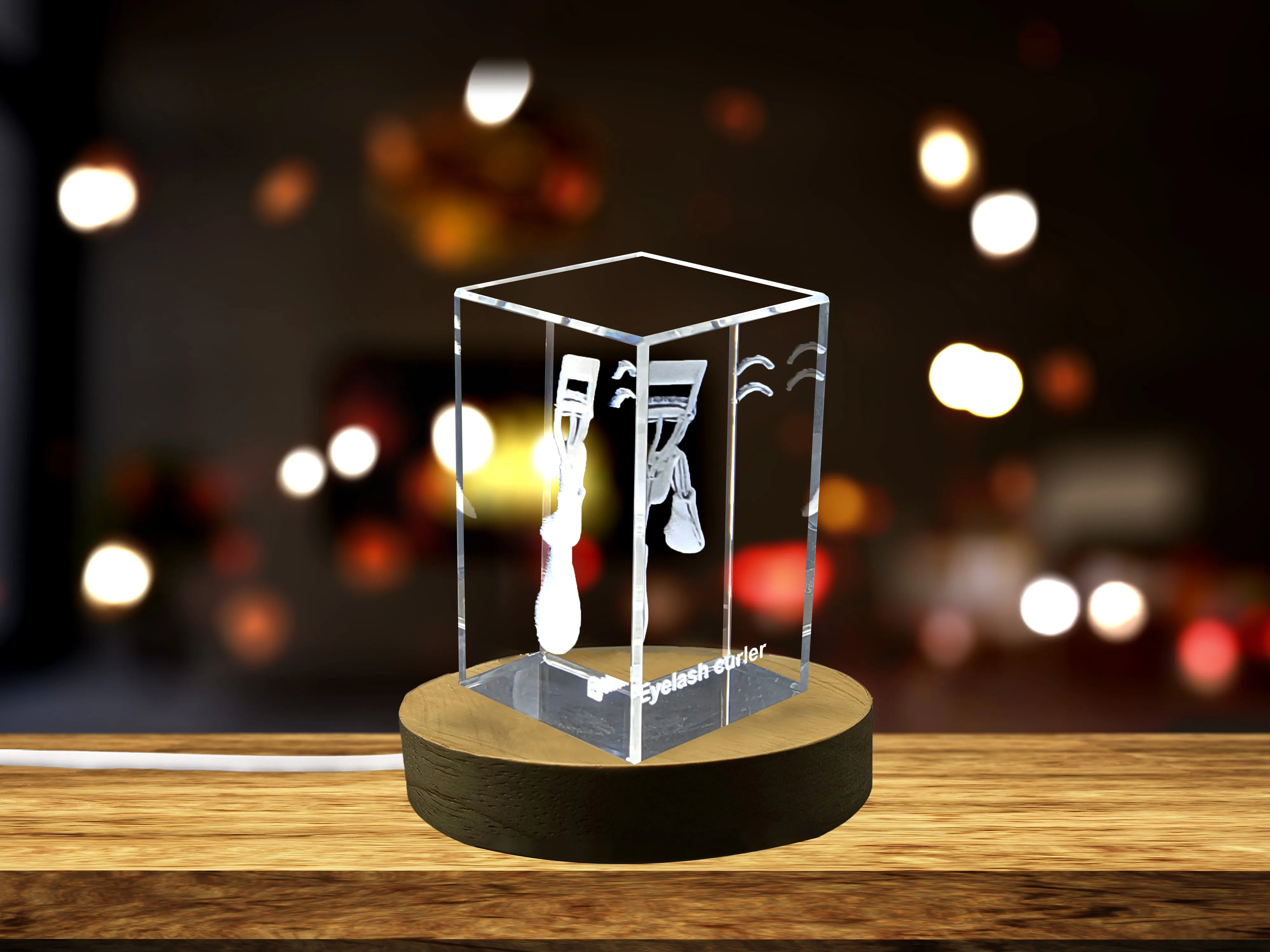 A Crystal Gaze - Eyelash Curler Sculpted in Luminescent Detail