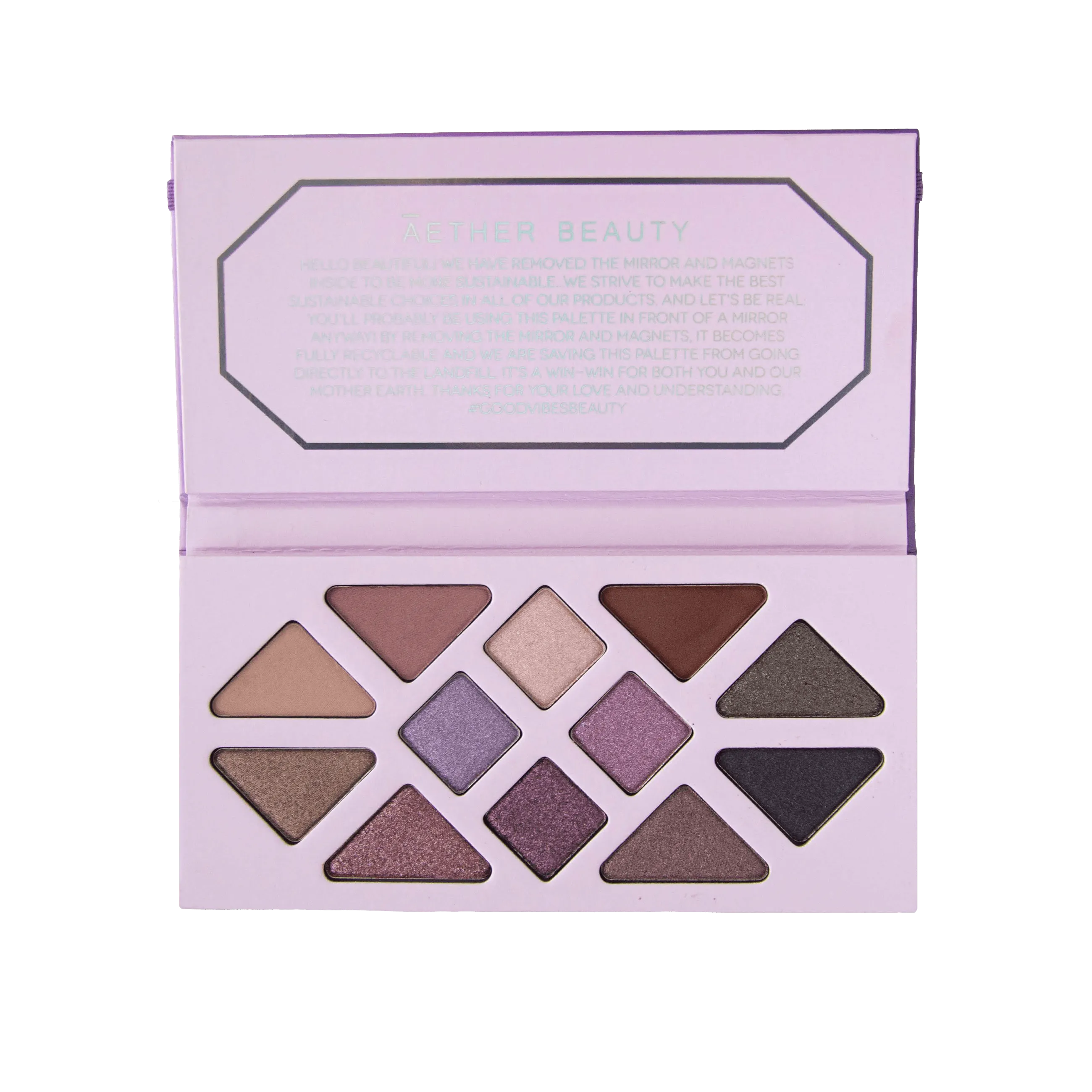 Amethyst Crystal Gemstone Palette