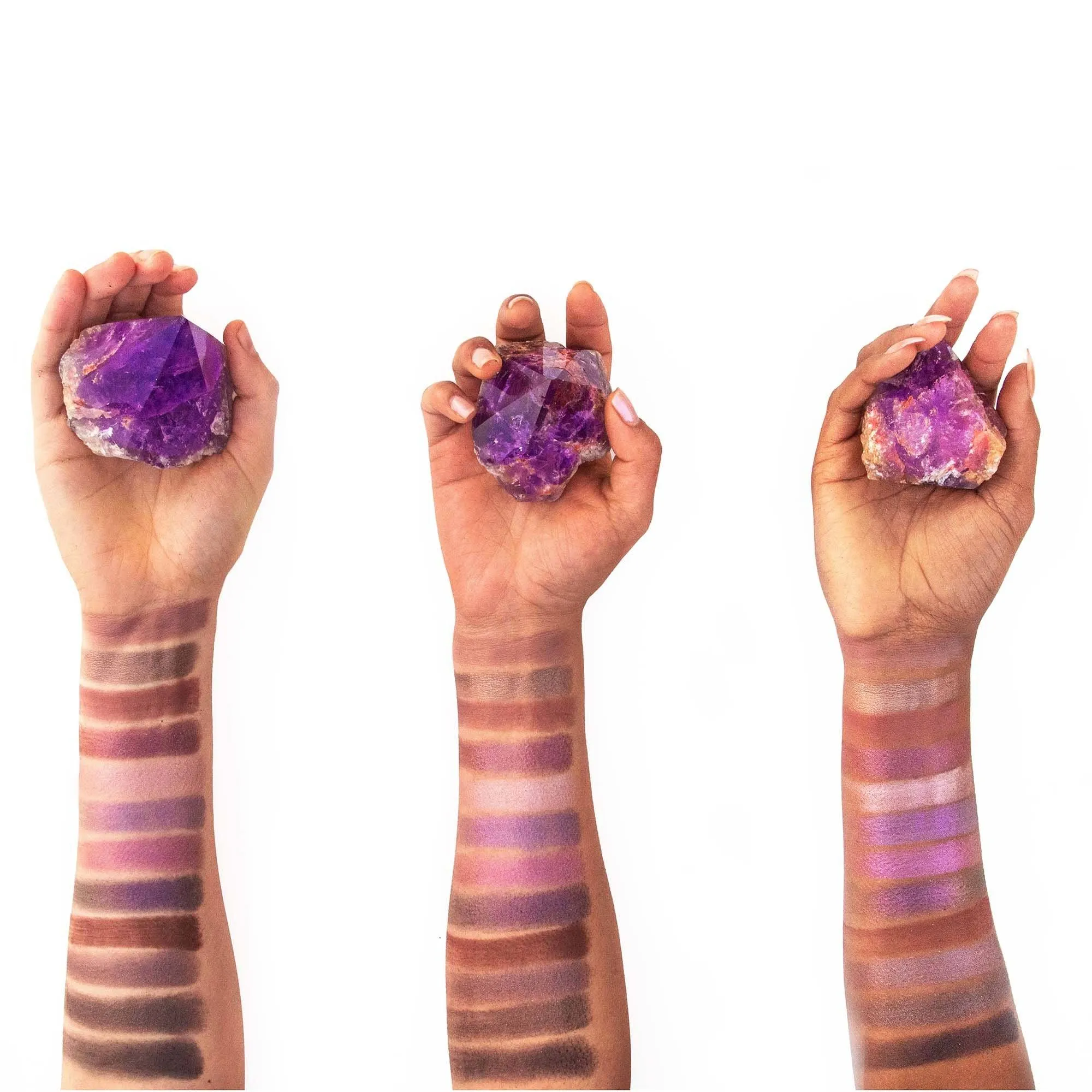 Amethyst Crystal Gemstone Palette