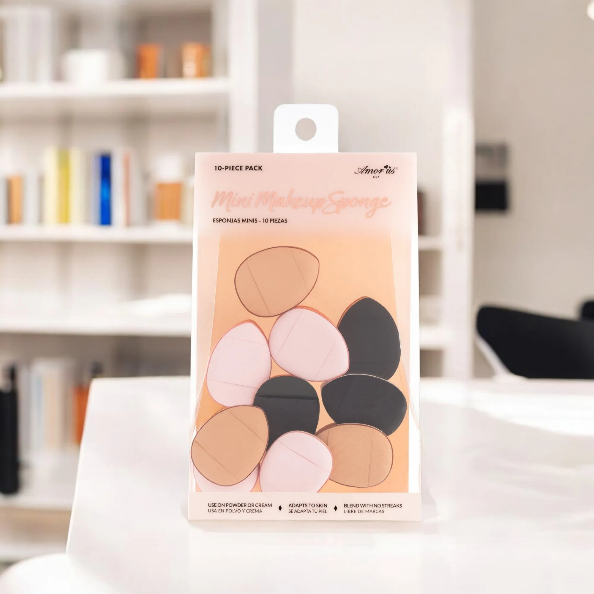 Amor Us Mini Makeup Sponge 10 Piece Pack