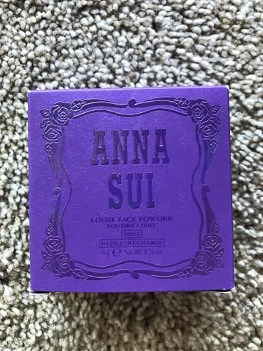 ANNA SUI - Mini Refill - Loose Face Powder - Blurring Effect and Brightening - Covering of Large Pores - Flowless Soft Focus Finish - 300 - Pink - 0.21 oz