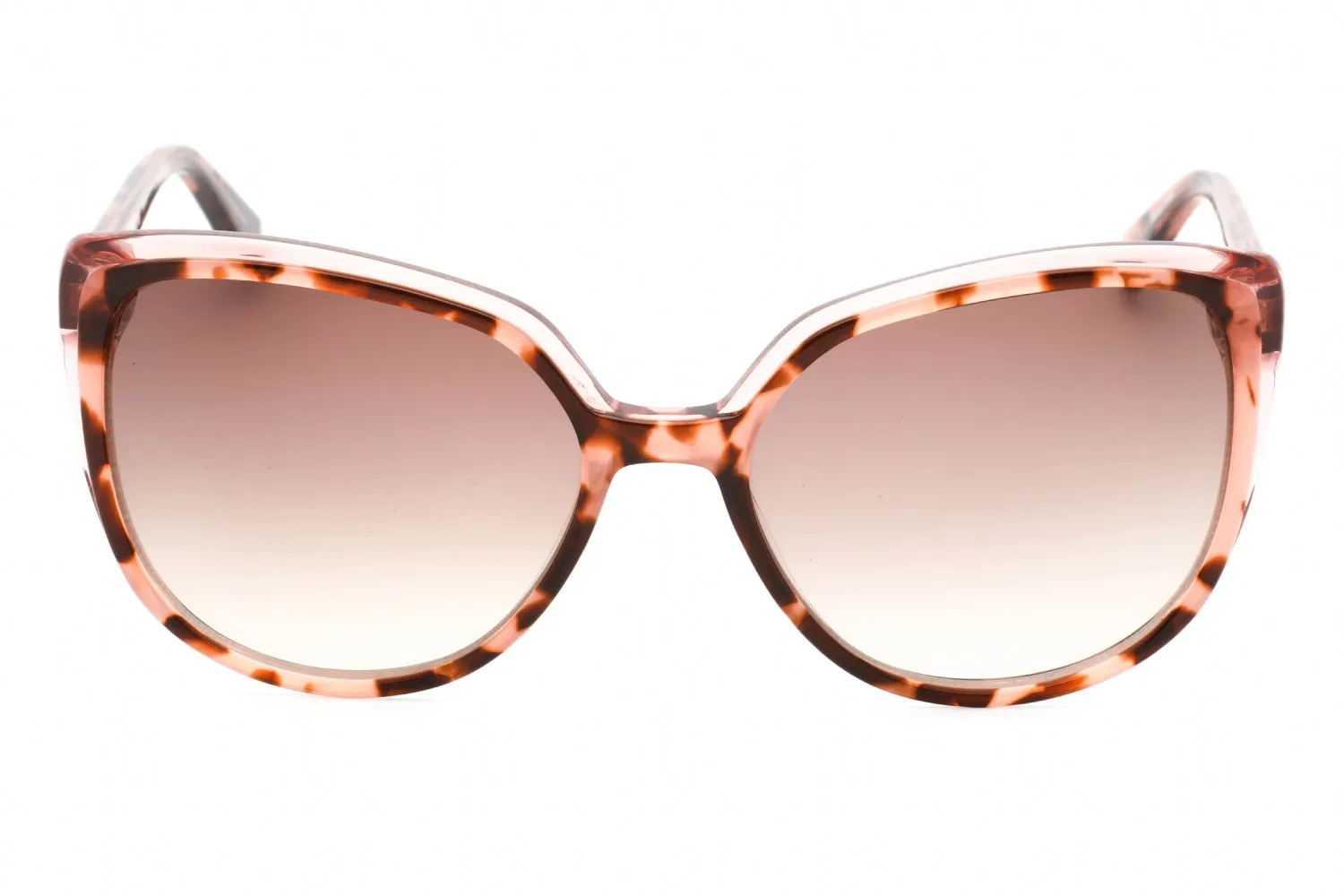Anne Klein AK7077 Sunglasses BLUSH TORTOISE / Brown Gradient Women's