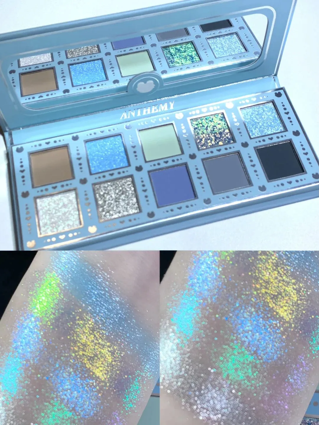 ANTHEMY Ice Ferret 10-Color Chameleon Eyeshadow Palette (3.0) T4277