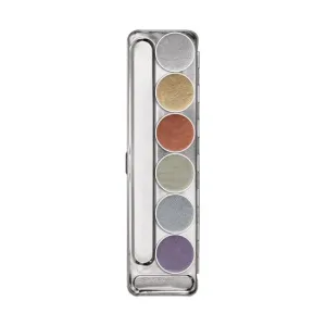 Aquacolor Metallic Palette 6 Color