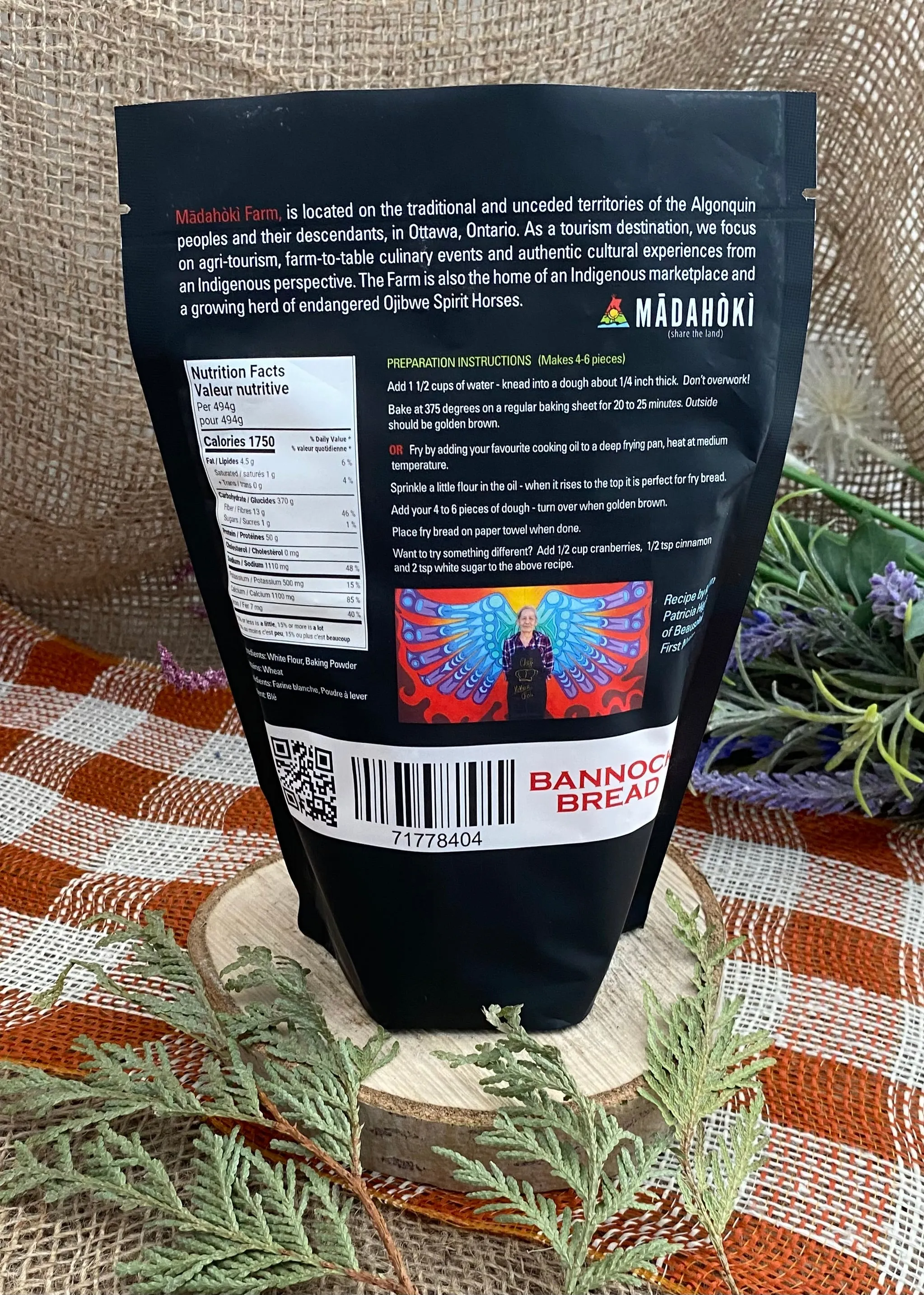 Bannock (Bakwezhigan) In A Bag: by Kokum Pat