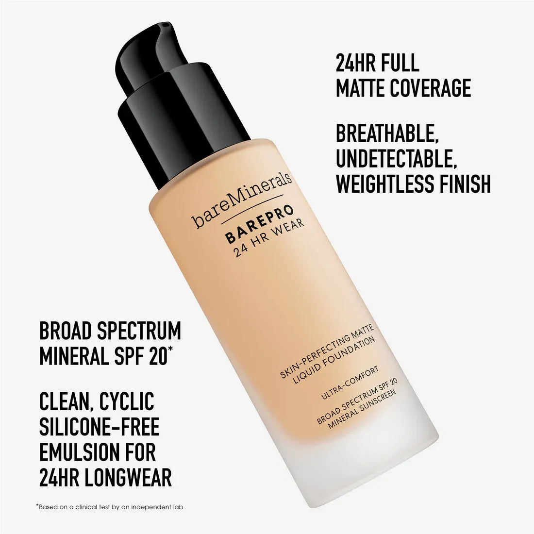 bareMinerals BarePro 24HR Wear Skin-Perfecting Matte Liquid Foundation SPF20