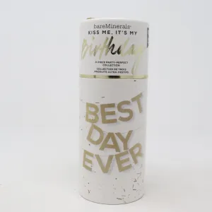 Bareminerals Kiss Me, It's My Birthday 3-Piece Party-Perfect Collection   New