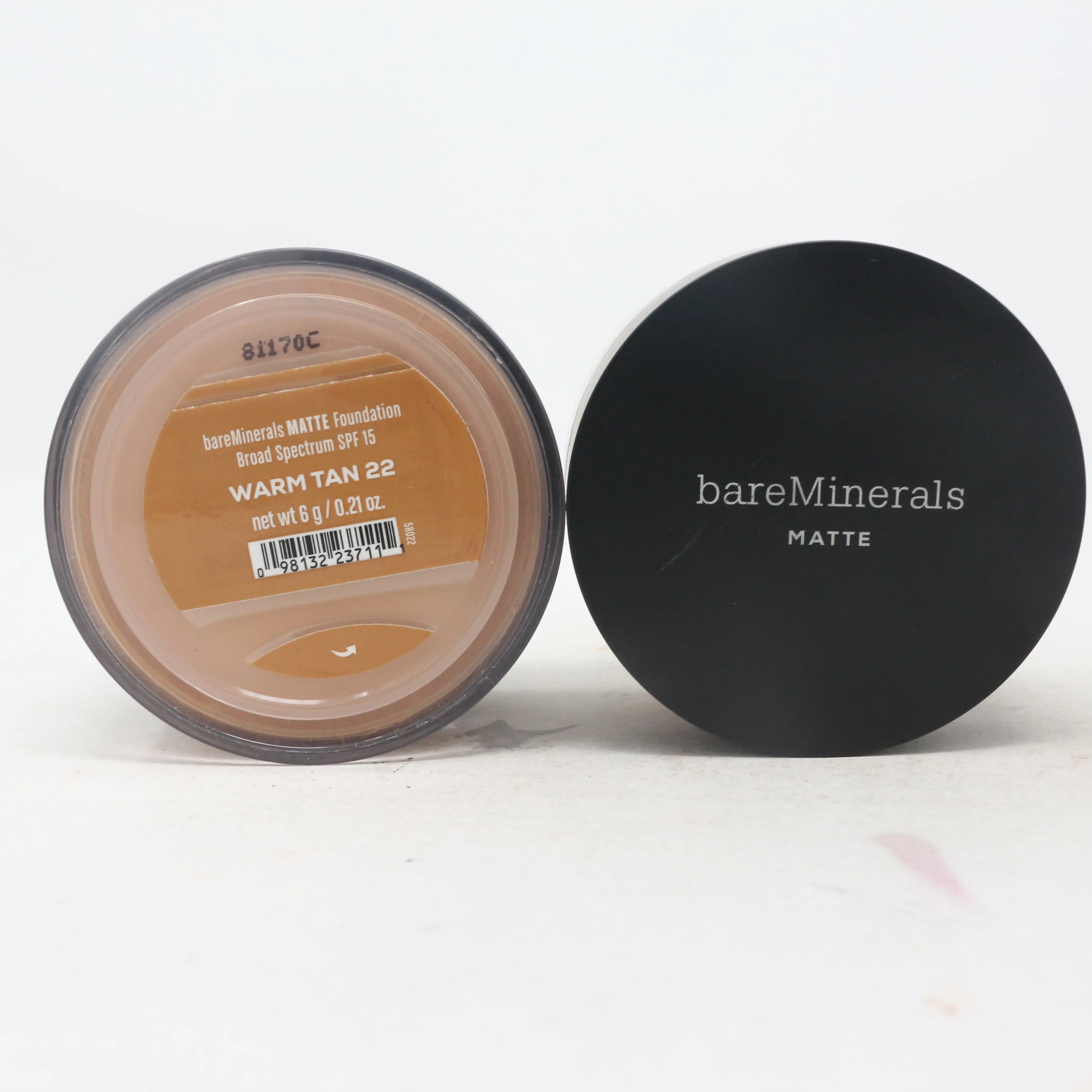 Bareminerals Matte Loose Powder Mineral Foundation Spf 15  0.21oz/6g New