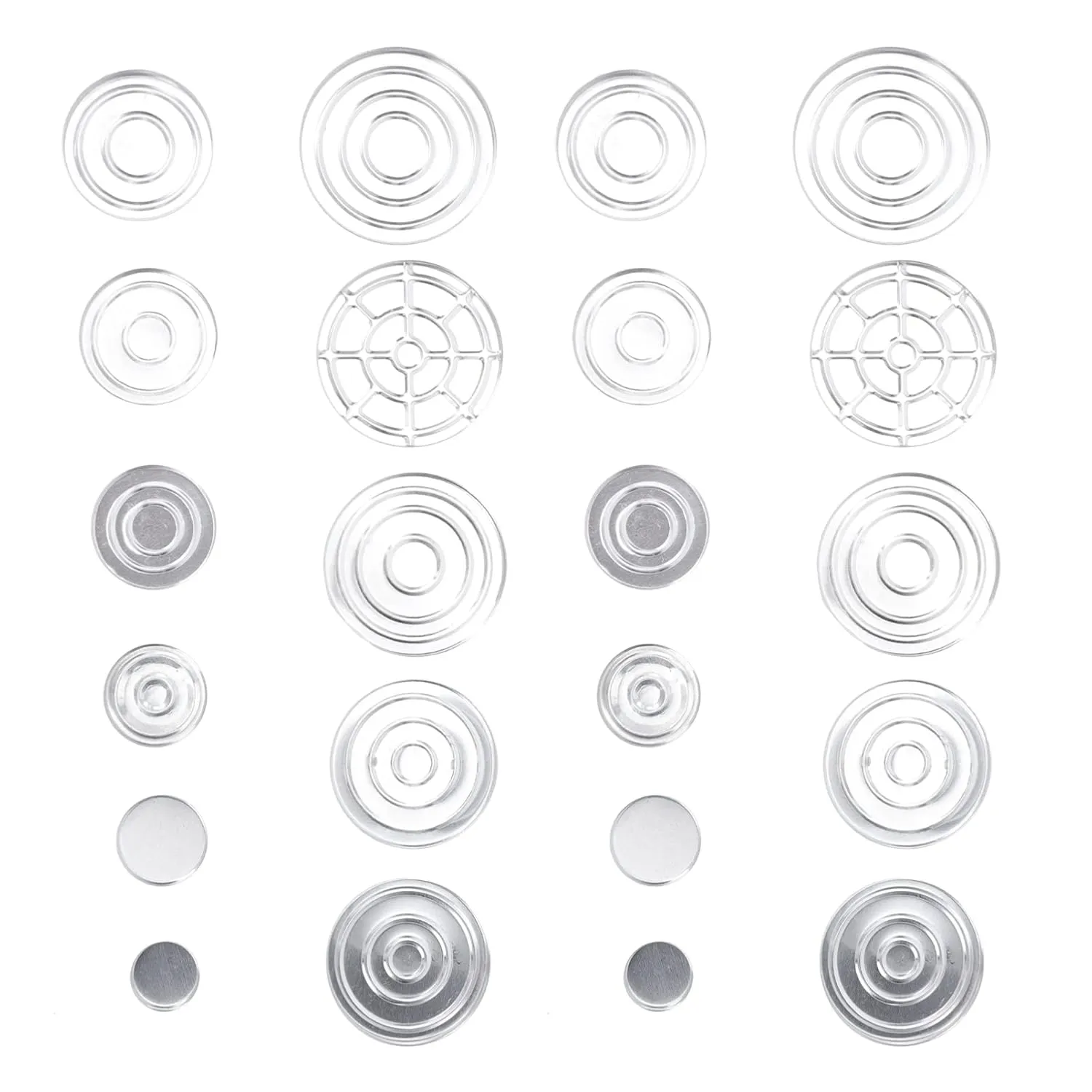 Beaupretty 22pcs Eyeshadow and Lipstick Pans for Travel Portable Makeup Storage for Mixing Blush and Loose Powder Compact and Convenient for Daily Use