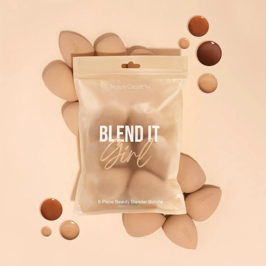 Beauty Creations Blend It Girl 6 Piece Beauty Blender Bundle