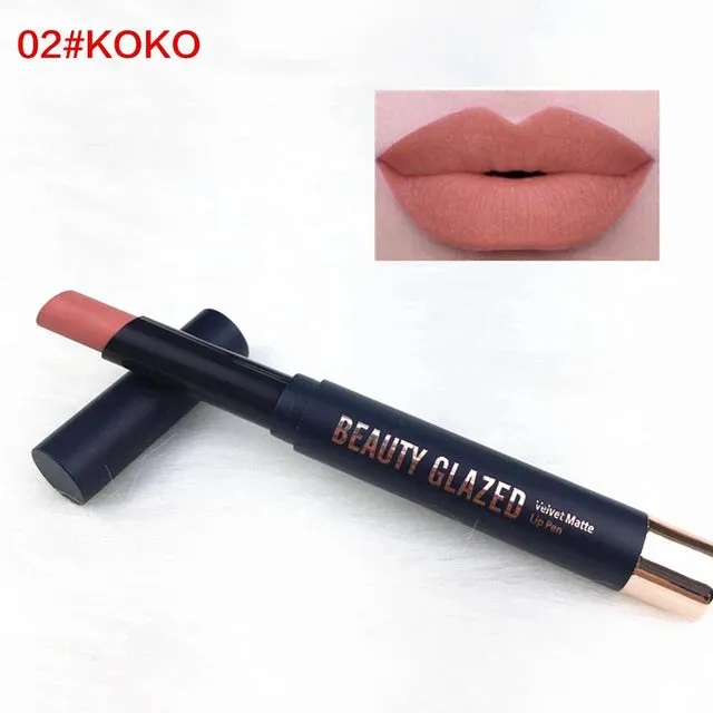 Beauty Glazed Moisturizing Waterproof Lasting Matte Lipstick