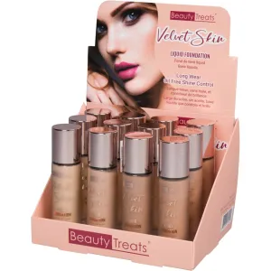 Beauty Treats Velvet Skin Liquid Foundation #215 (12PC)