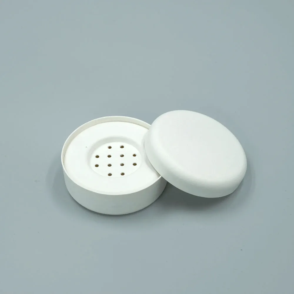 Biodegradable Sugarcane Paper Loose Powder Container