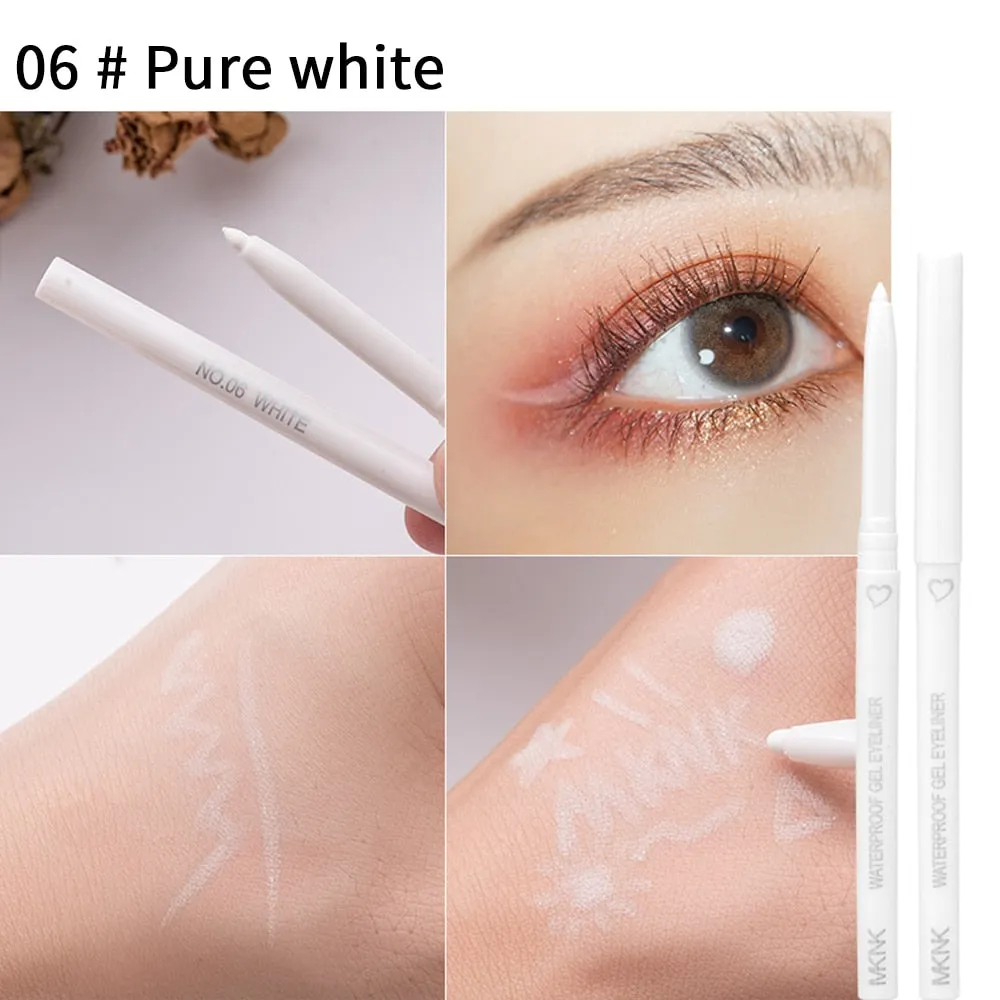 Black Brown Quick-drying Eyeliner Waterproof Liquid Eyeliner Gel Pen Long Lasting Smooth Pencil Not Blooming Eye Makeup Cosmetic