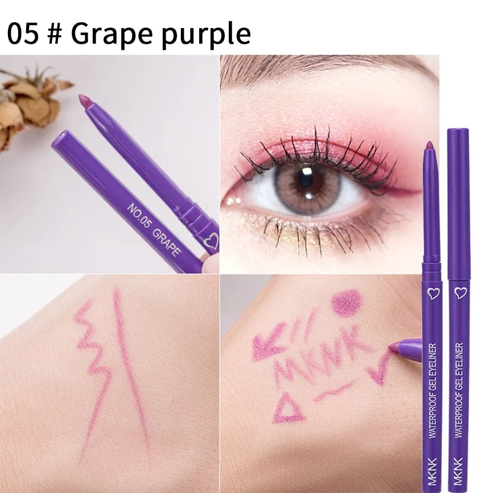 Black Brown Quick-drying Eyeliner Waterproof Liquid Eyeliner Gel Pen Long Lasting Smooth Pencil Not Blooming Eye Makeup Cosmetic