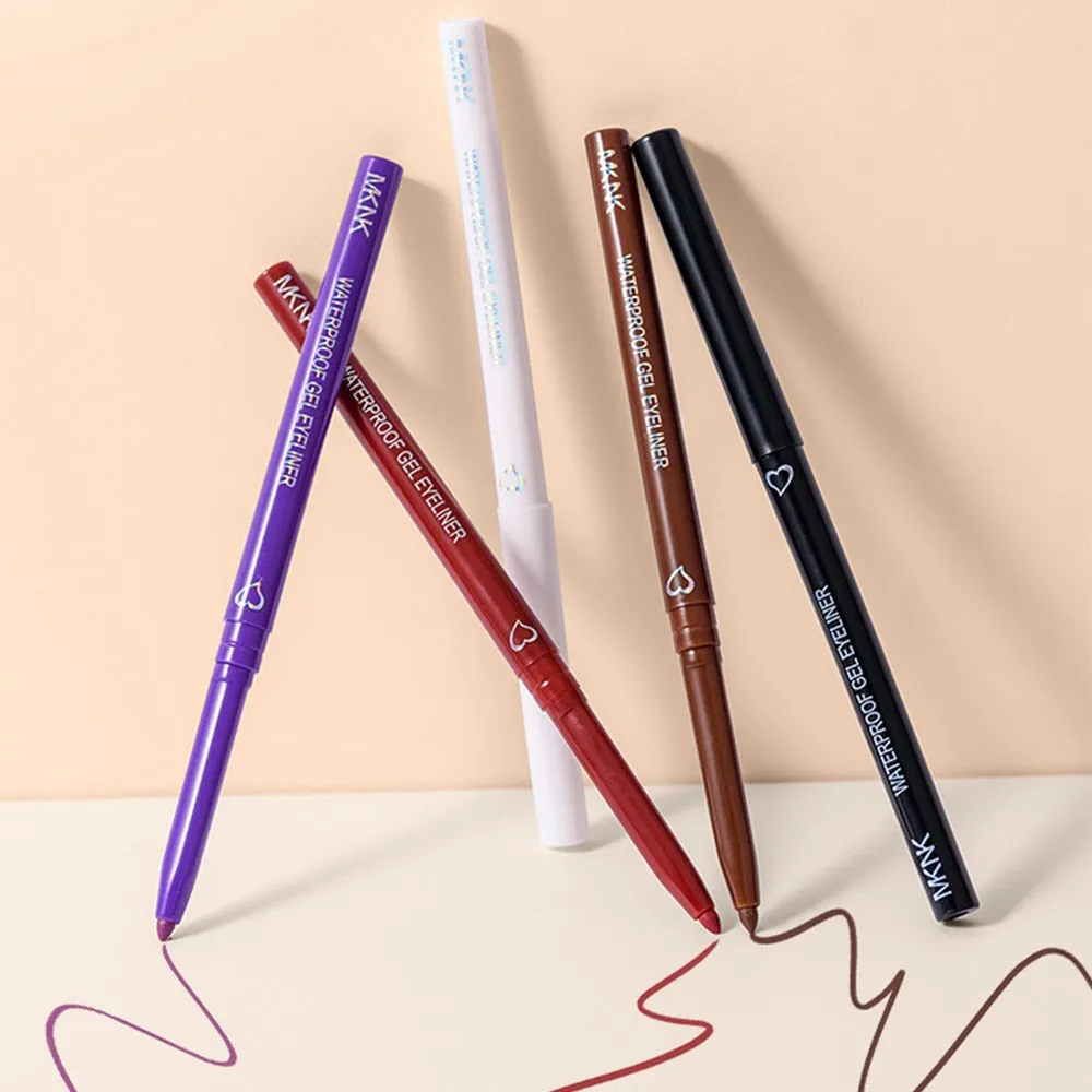 Black Brown Quick-drying Eyeliner Waterproof Liquid Eyeliner Gel Pen Long Lasting Smooth Pencil Not Blooming Eye Makeup Cosmetic