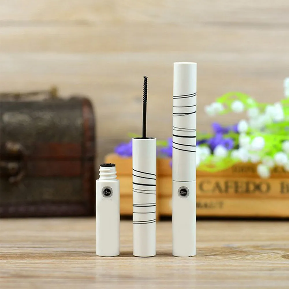 Black Natural Long Curling Fiber Mascara Eyelashes Extension Makeup Beauty