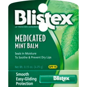 Blistex Medicated Lip Balm Mint Flavor with SPF 15