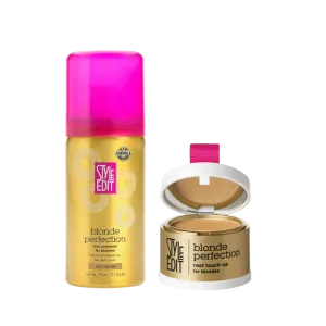Blonde Travel Duo: Touch Up Powder and Travel Sized Concealer Spray