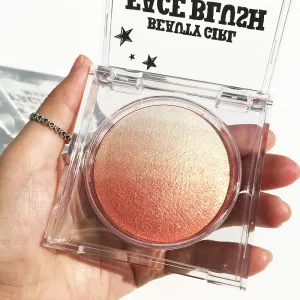 Blush Highlight All-in-one Pan Baked Egg Nude Makeup Natural Gradient Blush