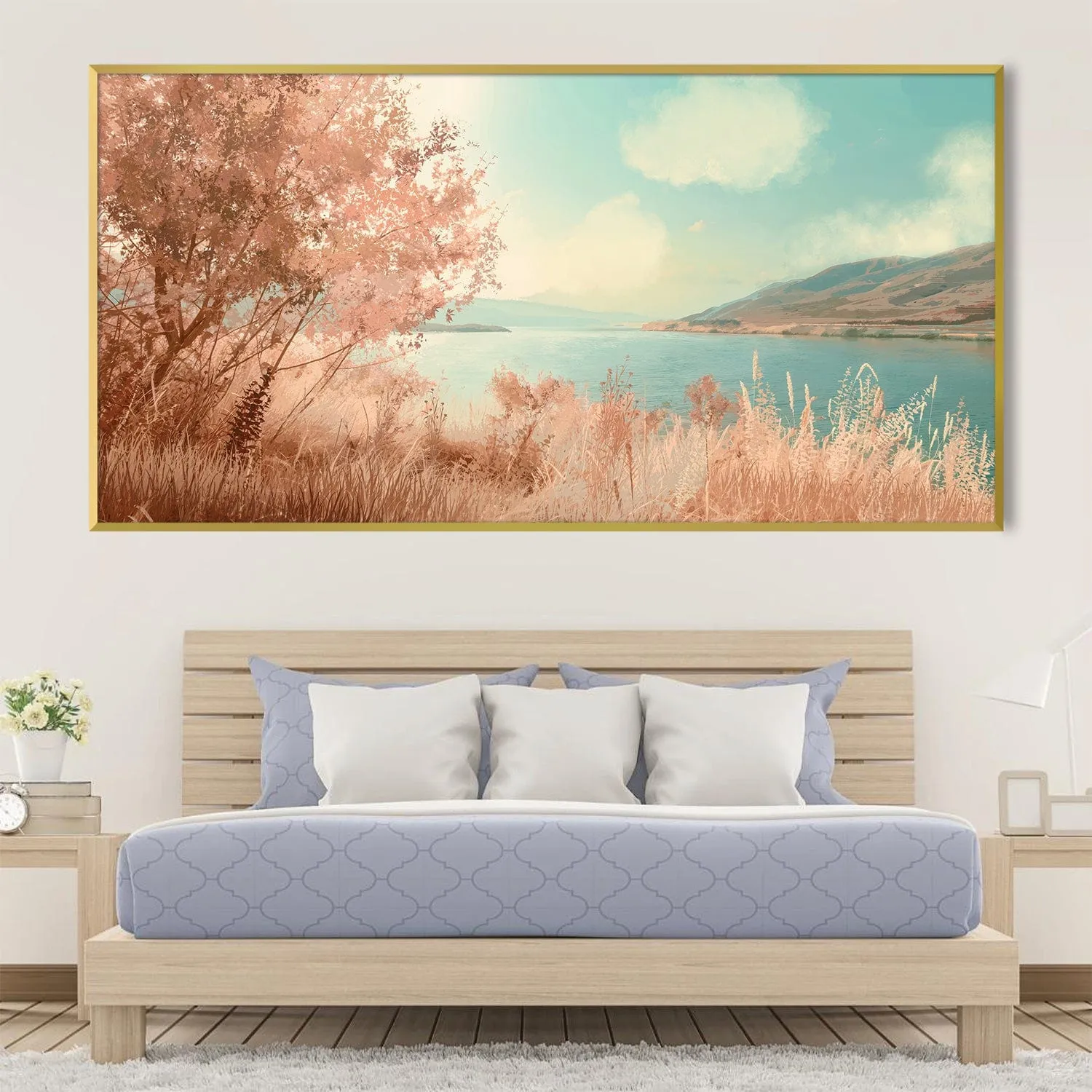 Blush Horizon Canvas